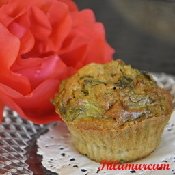 Keçi Peynirli Ispanaklı Muffin